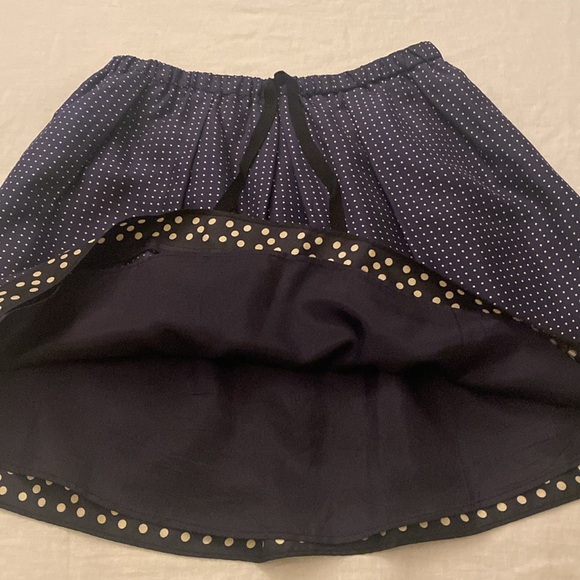 J.Crew Crewcuts Girls Navy blue silk skirt size 14 - Picture 3 of 7